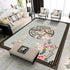 Living Room Designer Carpets - Flower Design