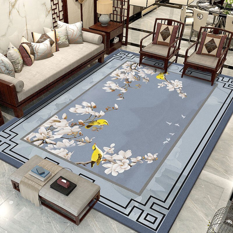 Living Room Designer Carpets - Flower Design