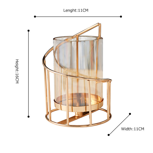 Candle Holders and Vase - Glass Candle Holder Glass Vase