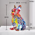 Graffiti Mini Sculptures  - Creativity Modern Colorful French Bulldog Statue