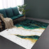 Living Room Designer Carpets - Green and Gold Designs