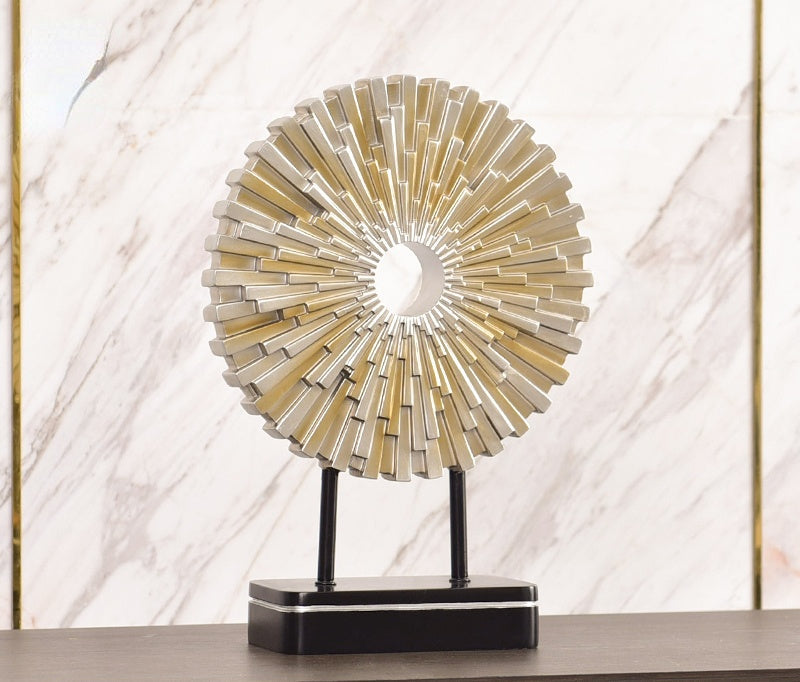 Standing Disk - Modern Luxury Resin Lucky Deer and Decorative Standing Disk Set