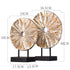 Standing Disk - Modern Luxury Resin Lucky Deer and Decorative Standing Disk Set