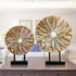 Standing Disk - Modern Luxury Resin Lucky Deer and Decorative Standing Disk Set