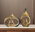 Hollow Donut Oval Vase - Luxury high-end living room vase decorations