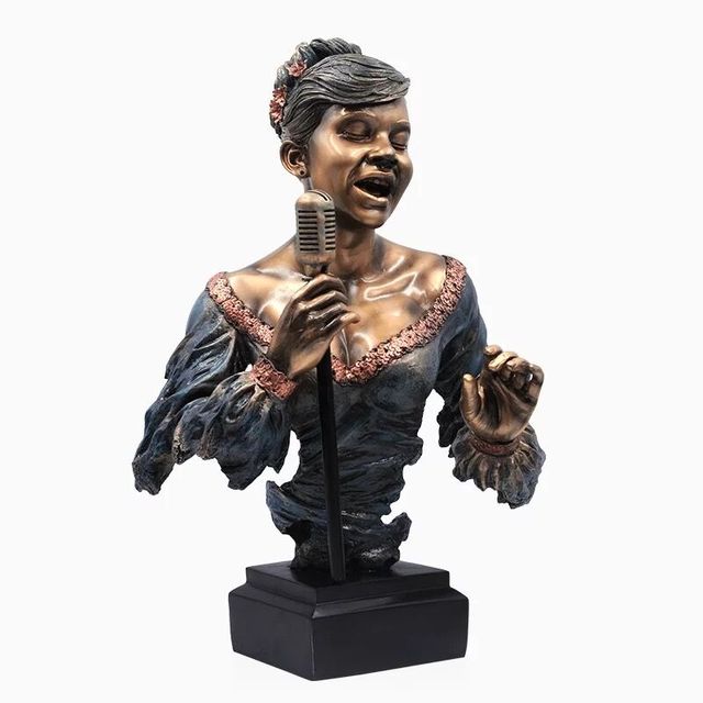FINAL Music Band Saxophone Bust Statue