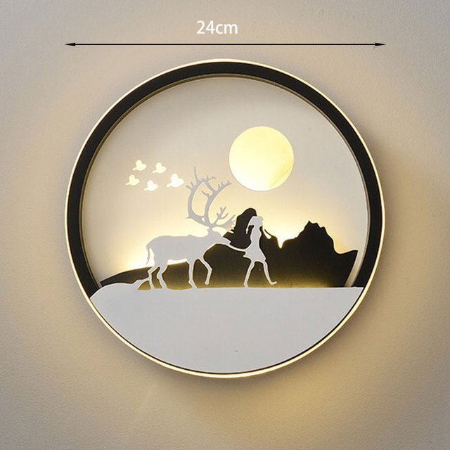 FINAL LED Chines Mural Wall Lamp