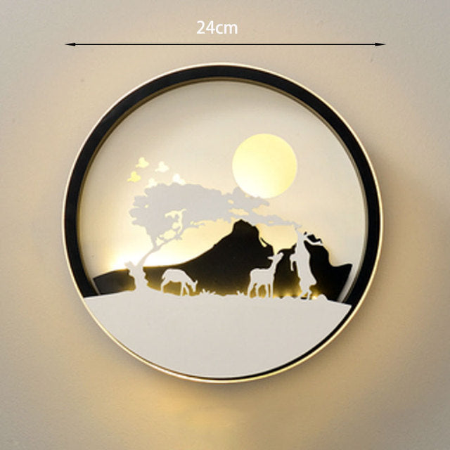 FINAL LED Chines Mural Wall Lamp