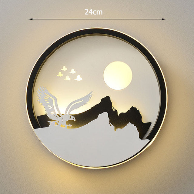 FINAL LED Chines Mural Wall Lamp