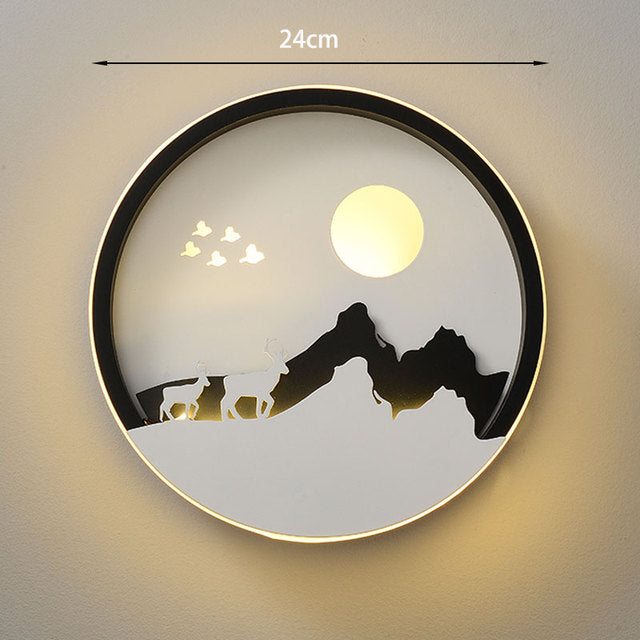 FINAL LED Chines Mural Wall Lamp