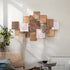 Timber Wall Art - Square Shape Timber Art