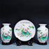 Ceramic Plate / Jingdezhen Chinese Pot - Plate and Jar 3PCS Jingdezhen Ceramic Vases Chinese Flower Ornaments