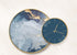 Clock Circle Crystal Porcelain Abstract Wall Hanging