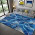 Living Room Designer Carpets - Blue Abstract designs