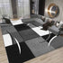 Living Room Designer Carpets - Balck and White