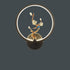 FINAL LED Chines Copper and Jade  Wall Lamp