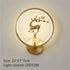 FINAL LED Chines Copper and Jade  Wall Lamp