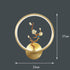 FINAL LED Chines Copper and Jade  Wall Lamp