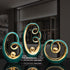 Matching Designs - Green and Gold Creative Crafts vase ornaments