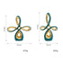 Matching Designs - Green and Gold Creative Crafts vase ornaments
