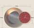 Clock Circle Crystal Porcelain Abstract Wall Hanging