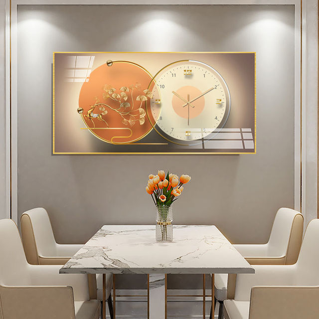 FINAL Rectangular Crystal Porcelain Clock Wall Hanging