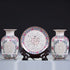 Ceramic Plate / Chinese Pot - White Porcelain Hollow Vase Ornaments Three Pieces Of Antique New Chinese Ornaments vase