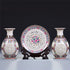 Ceramic Plate / Chinese Pot - White Porcelain Hollow Vase Ornaments Three Pieces Of Antique New Chinese Ornaments vase