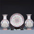 Ceramic Plate / Chinese Pot - White Porcelain Hollow Vase Ornaments Three Pieces Of Antique New Chinese Ornaments vase