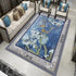 Living Room Designer Carpets - Blue Flower