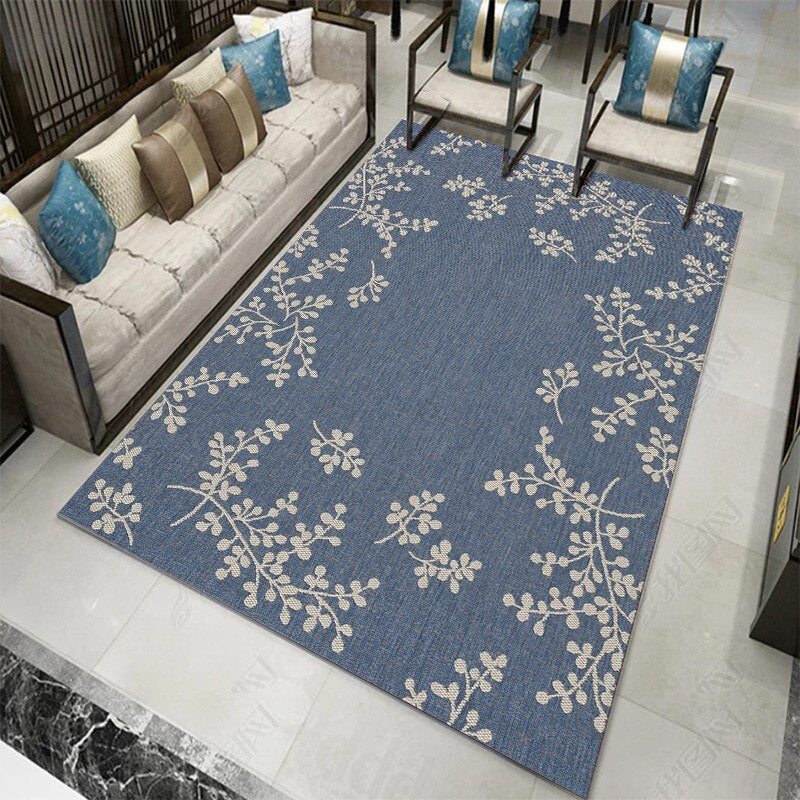 Living Room Designer Carpets - Leaves designs