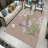 Living Room Designer Carpets - Blue flower designs