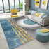 * Living Room Designer Carpets - Blue Abstract