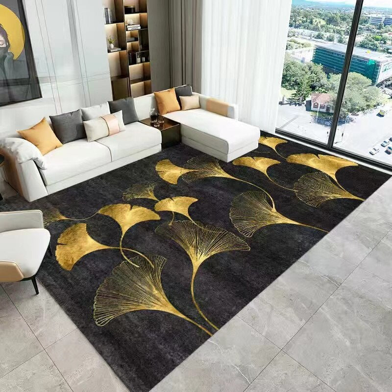 Living Room Designer Carpets - Feather designs