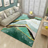 Living Room Designer Carpets - Green and Gold Designs