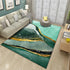 Living Room Designer Carpets - Green and Gold Designs