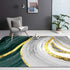 Living Room Designer Carpets - Green and Gold Designs