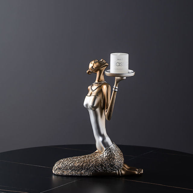 Candle Holders - Dancing Lady