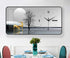 FINAL Rectangular Landscape Crystal Porcelain Clock Wall Hanging