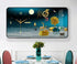 FINAL Rectangular Landscape Crystal Porcelain Clock Wall Hanging