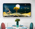 FINAL Rectangular Landscape Crystal Porcelain Clock Wall Hanging