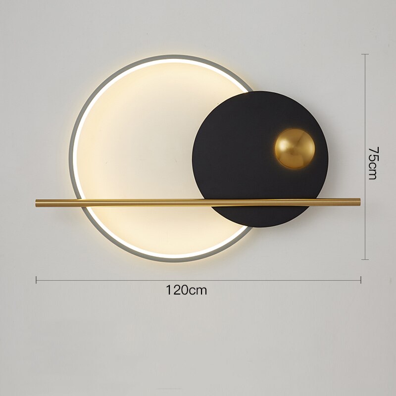 Metal Wall Art - LED Wall Lamp  Nordic Sconce Wall Lights