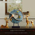 Standing Disk - Decorative Standing Disk with Modern Luxury Lucky Deer Resin Set