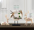 Standing Disk - Decorative Standing Disk with Modern Luxury Lucky Deer Resin Set