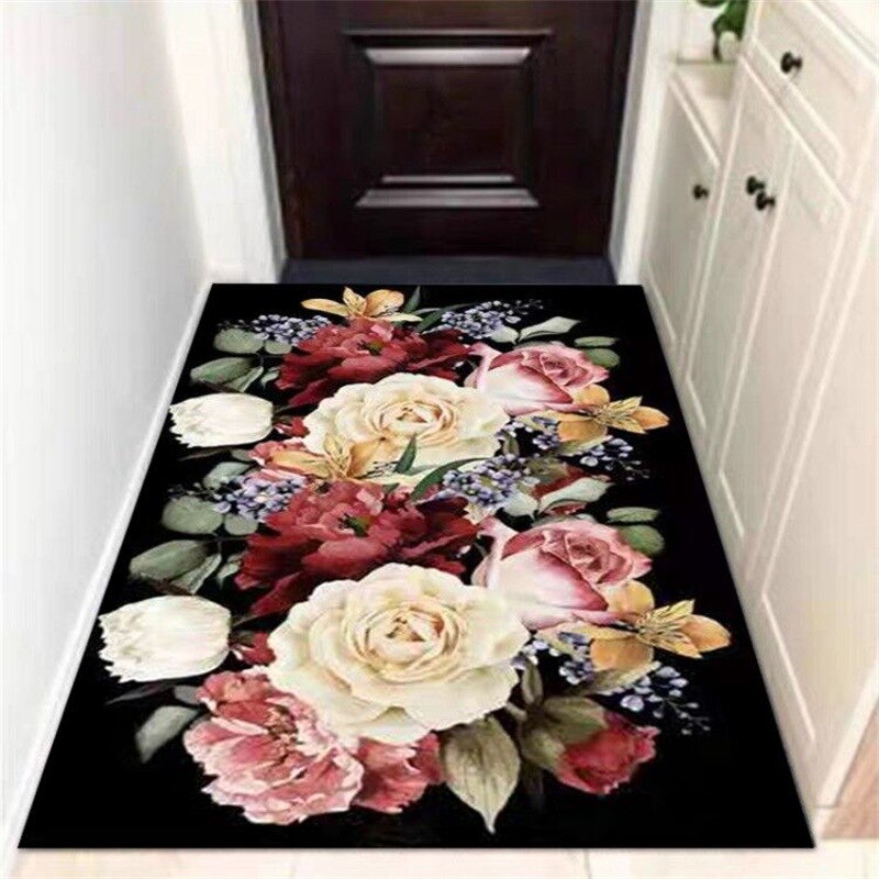 Living Room Designer Carpets - Flower designs