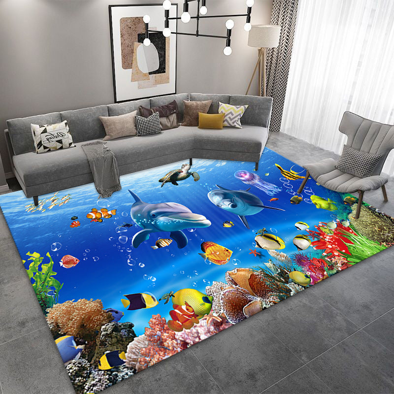 Living Room Designer Carpets - Koi Fish