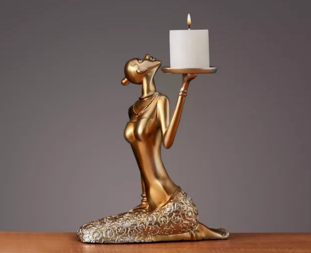 Candle Holders - Dancing Lady