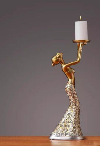 Candle Holders - Dancing Lady