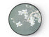 FINAL Single Circle Canvas / Crystal Porcelain / LED Wall Art Lamp Abstract Wall Hanging