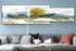 Canvas Landscape Different Shapes overlap 2  Panels (1 + 1)